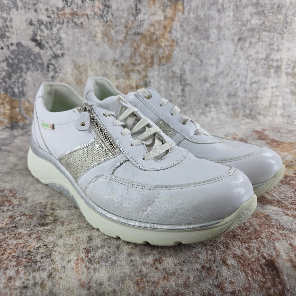 Sano by Mephisto Izae Shoes Womens 11 White Athletic Comfort Walking Sneakers